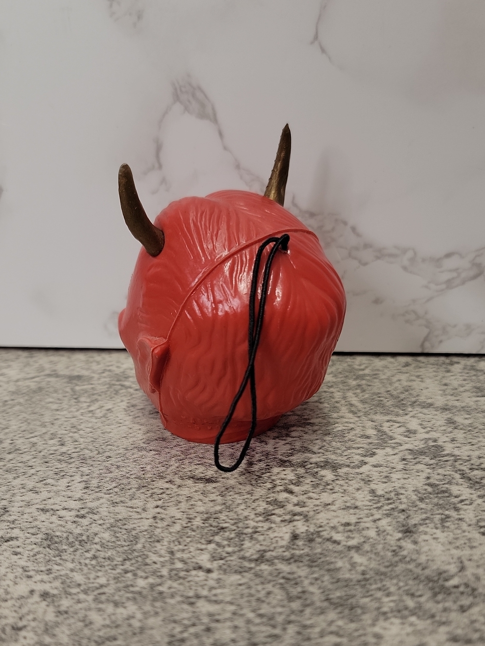 Vintage Hong Kong Plastic Winking Devil Head with Lenticular Eye - Picture 3 of 11